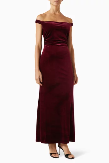 Ritz Knit Dress in Velvet