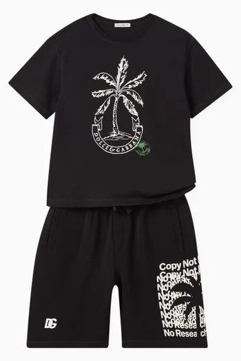 Logo Shorts in Cotton
