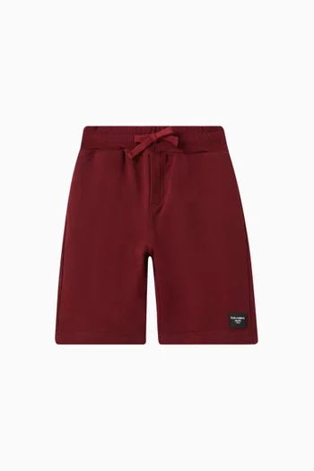 Logo Tag Shorts in Cotton-jersey