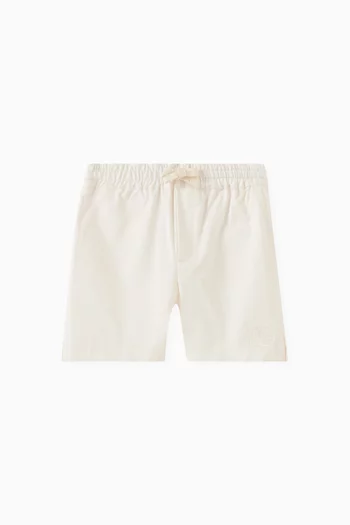 Logo Shorts in Stretch Cotton