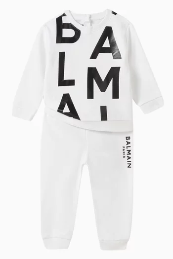 Logo Joggers in Cotton