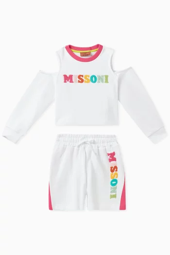 Logo Shorts in Cotton Jersey