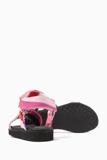 Sandals in Fabric