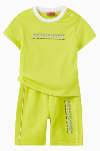 Logo Shorts in Cotton Jersey