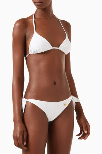 Logo Engraved Bikini Top