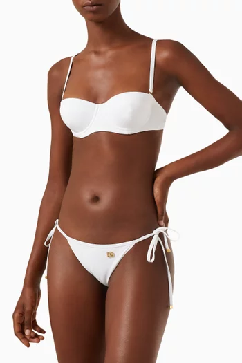 Logo Engraved Bikini Bottoms