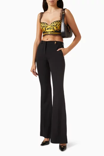 Barocco Bralette Top in Silk