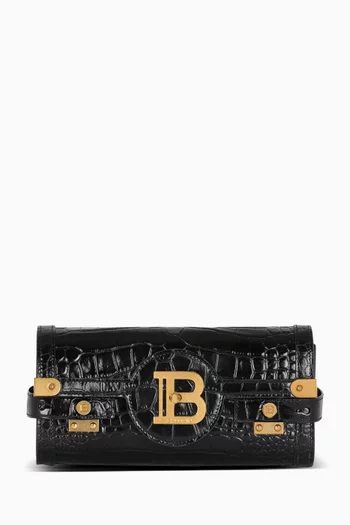 B-Buzz 23 Bag in Croc-embossed Leather