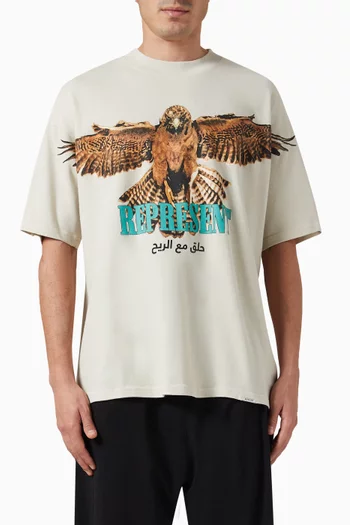 Saker Falcon T-shirt in Cotton-jersey