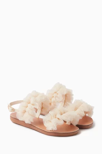 Little Tioulia Sandals in Leather