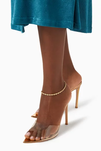 Puffy Maritime Anklet in 10kt Gold