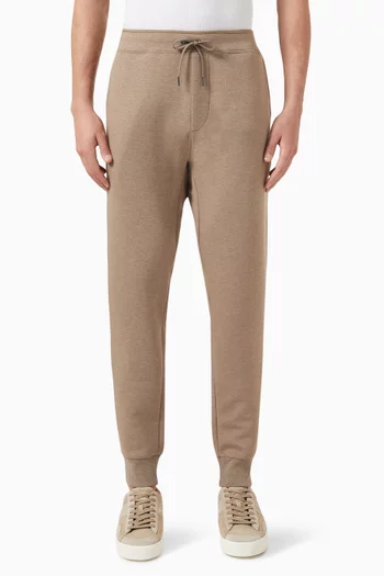 Logo Jogger Pants in Cotton Blend Jersey Fleece