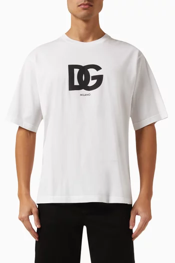 DG Logo Print T-Shirt in Cotton
