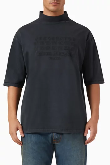 Numeric Logo T-shirt in Cotton Jersey