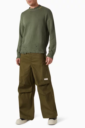 Cargo Pants in Cotton-gabardine