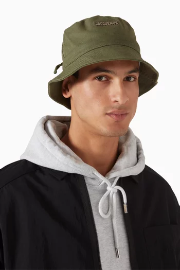 Le Bob Gadjo Bucket Hat in Cotton-canvas