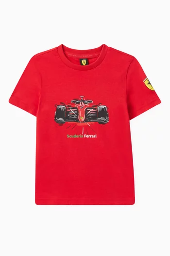X Ferrari Race Cotton T-shirt