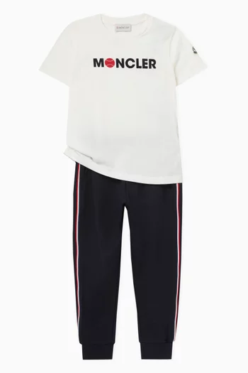 Tennis Logo T-shirt in Cotton Jersey