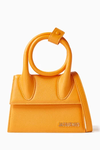Le Chiquito Noeud Tote Bag in Leather