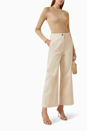 Nabis Wide-Leg pants in Cotton