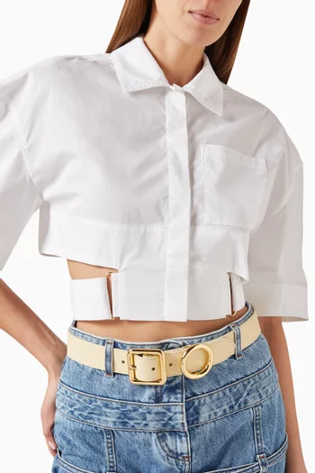 La Ceinture Regalo Belt in Leather