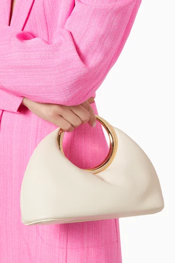 Mini Le Petit Calino Top Handle Tote Bag in Leather