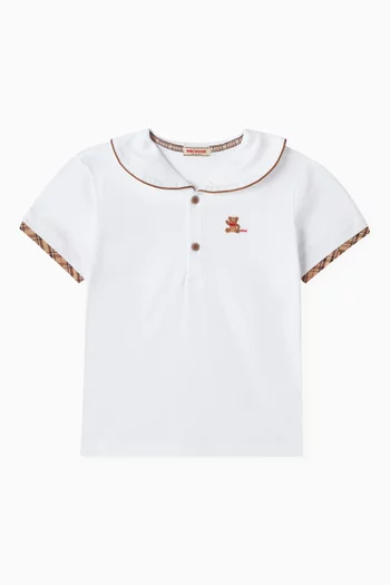 Sailor Collar T-shirt in Cotton