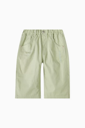 Capri Shorts in Cotton Twill