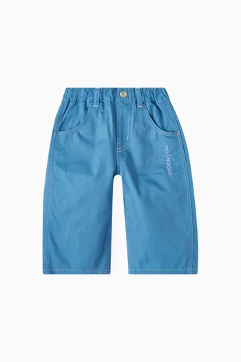 Capri Shorts in Cotton Twill