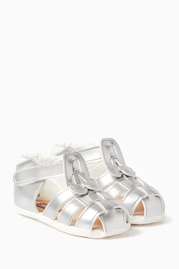 Baby Sandals in Silver
