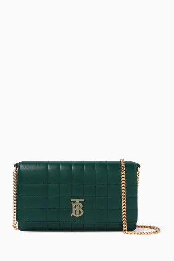 Small Lola Clutch in Quilted Leather
