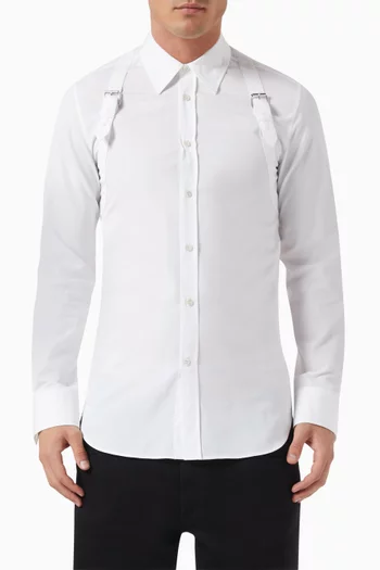 Harness Shirt in Cotton Poplin