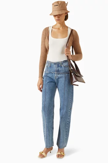 Le Bodysuit Gros Grain in Rib-jersey