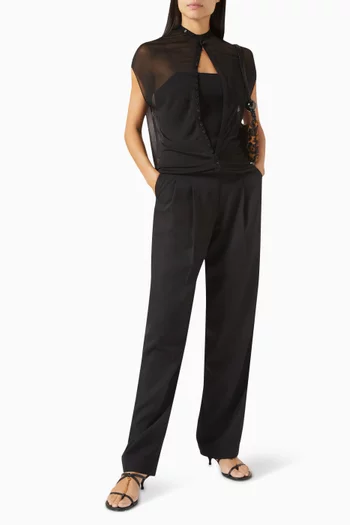 Cape Top in Sheer-viscose