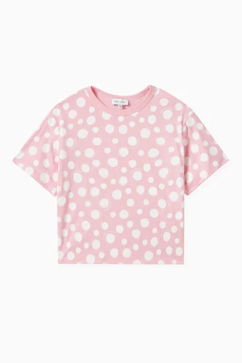Printed T-shirt in Cotton
