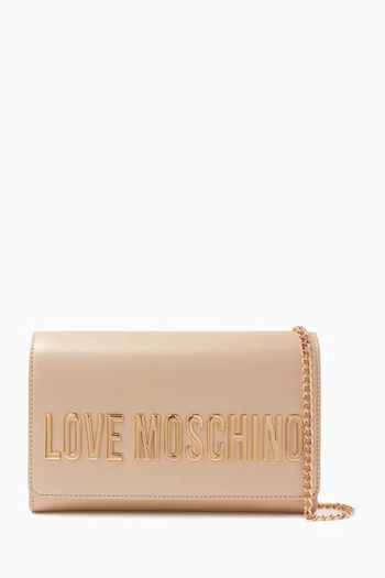 Small Smart Daily Crossbody Bag in Faux Leather