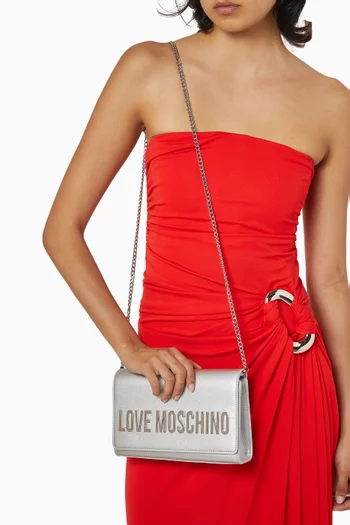 Small Smart Daily Crossbody Bag in Faux Leather