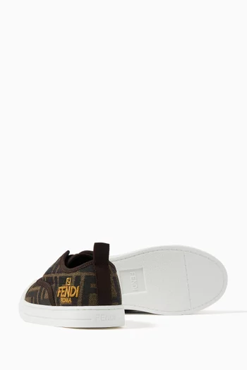 FF Monogram Sneakers in Cotton
