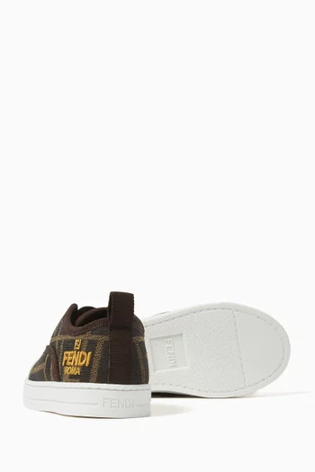 FF Monogram Sneakers in Cotton
