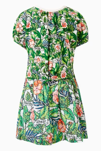 All-over Floral Skirt in Cotton