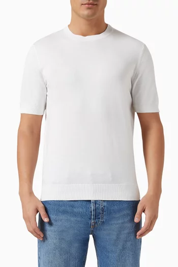 Crewneck T-shirt in Cotton