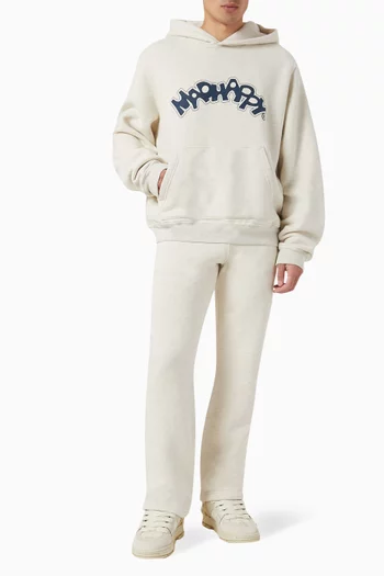 Burst Logo Hoodie in Cotton Fleece