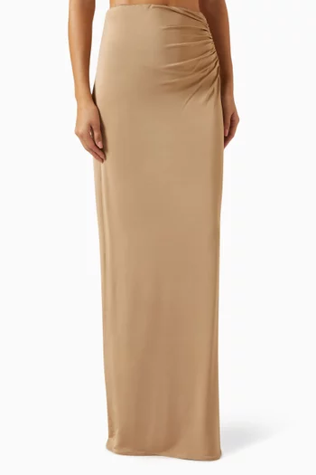 High-rise Maxi Skirt in Jersey