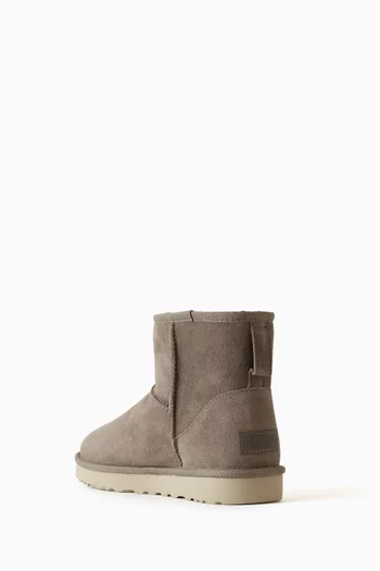 Classic Mini II Heritage Ankle Boots in Suede