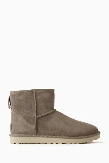 Classic Mini II Heritage Ankle Boots in Suede