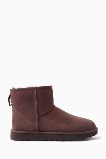 Classic Mini II Heritage Ankle Boots in Suede