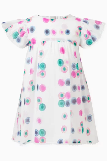 Polka-dots Dress in Organic Cotton