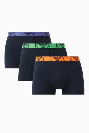 Bunny Men's Supreme Underwear Cotton/Spandex Blend 3-Pack Tagless Boxer Briefs  Black (Large): Buy Online at Best Price in UAE 