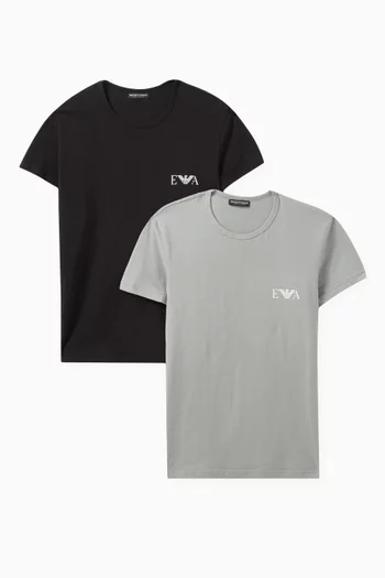 T-49 Lounge T-shirts in Cotton-jersey, Set of 2