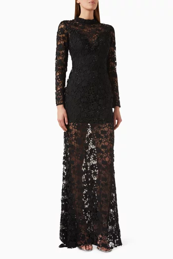 Fitted Dress in Lace